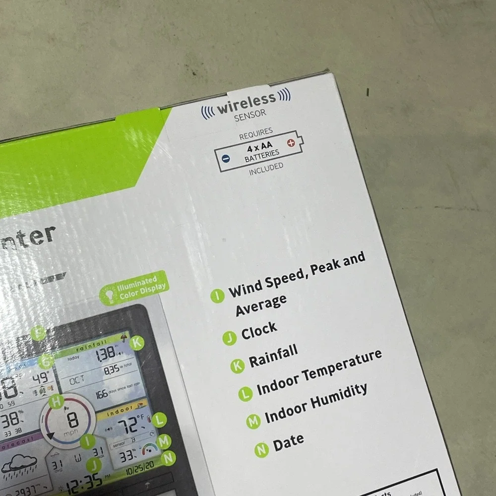 NEW AcuRite Professional Weather Center w/ Easy Mount 5-in-1 Sensor Sealed Box